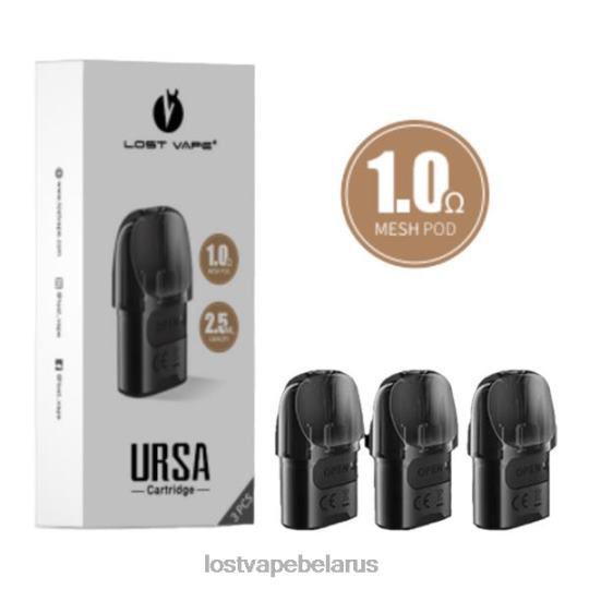 Lost Vape URSA сменные капсулы | 2,5 мл (3 упаковки) черный 1.Ом 4XNRV124 Lost Vape Flavors Belarus
